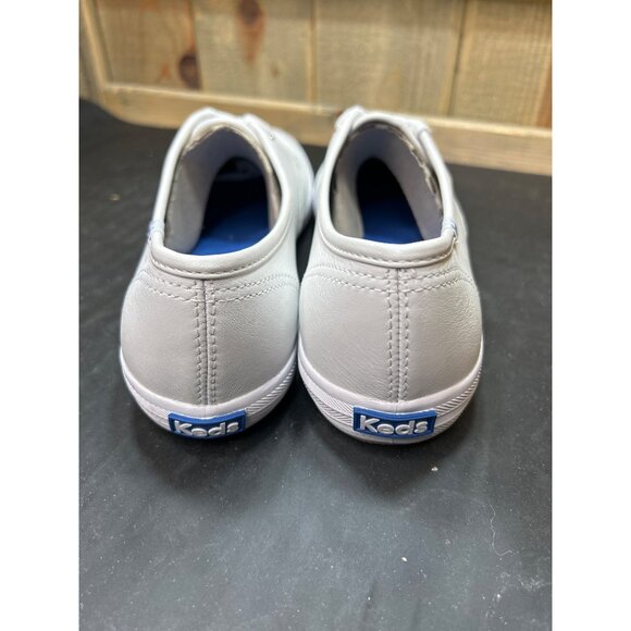 NWOT NEW Keds Womens White Leather Sneakers Size 10 XS Extra Slim - Picture 4 of 8